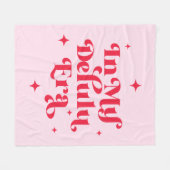 In mijn Delulu-tijdperk Fleece Deken (Voorkant (Horizontaal))