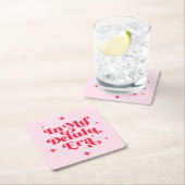 In mijn Delulu-tijdperk Kartonnen Onderzetters (Insitu)