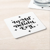 In mijn Delulu-tijdperk Kartonnen Onderzetters (Schuin)