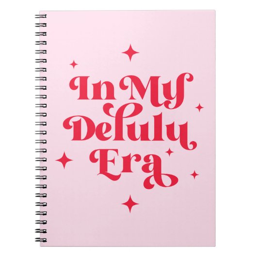 In mijn Delulu-tijdperk Notitieboek (Voorkant)