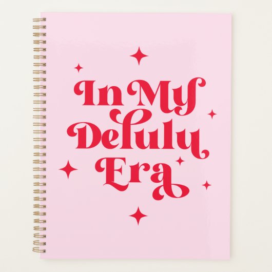 In mijn Delulu-tijdperk Planner (Voorkant)