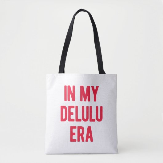 In mijn Delulu-tijdperk Tote Bag (Voorkant)