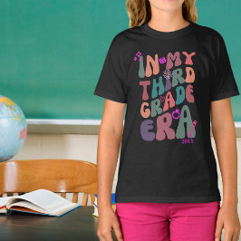 In mijn derde klas tijdperk leuke neon elementen t-shirt