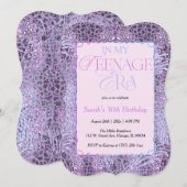 In mijn dertiger jaren roze verjaardag partij kaart (Voorkant / Achterkant)