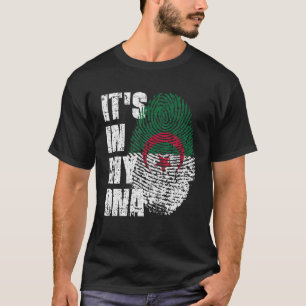 IN MIJN DNA Algerije Vlag Algerijns T-shirt