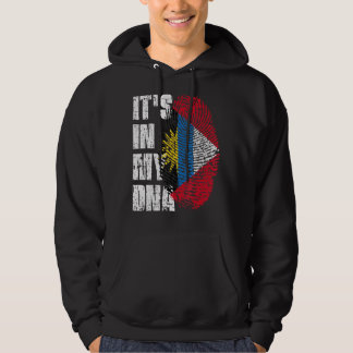 In mijn DNA Antigua en Barbuda vlag Antiguan B Hoodie
