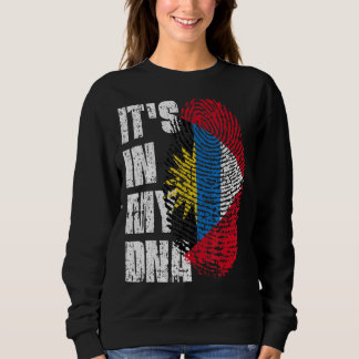 In mijn DNA Antigua en Barbuda vlag Antiguan B Trui