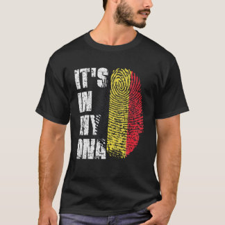 IN MIJN DNA België Vlag Belgisch T-shirt