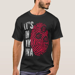 IN MIJN DNA Bowling Ball Fingerprint T-shirt