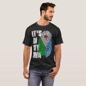 IN MIJN DNA Djibouti Flag Boy Girl Gift T-shirt (Voorkant volledig)