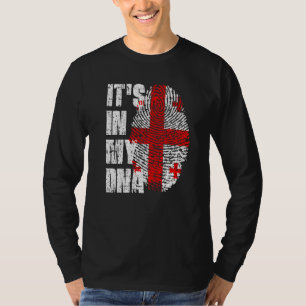 In mijn DNA is de Georgische vlag T-shirt