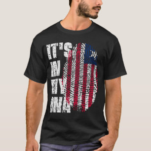 IN MIJN DNA Liberia Flag Boy Girl Gift T-shirt