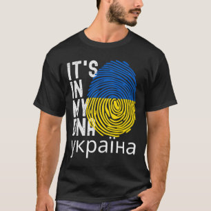 In mijn DNA Oekraïens Oekraïne Onafhankelijkheidsd T-shirt