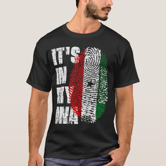 IN MIJN DNA Somaliland Flag Somalilander T-shirt (Voorkant)