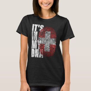 In mijn dna Swiss Proud Red Suisse Zwitserland T-shirt