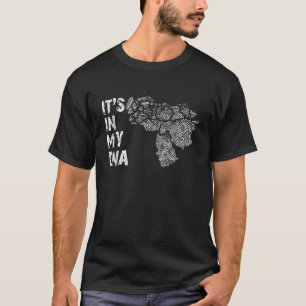  in mijn DNA-Venezuela overzicht van Venezu T-shirt