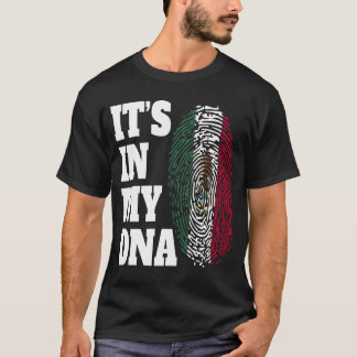 In mijn DNA-vlag Mexico Mexicaanse stad T-shirt