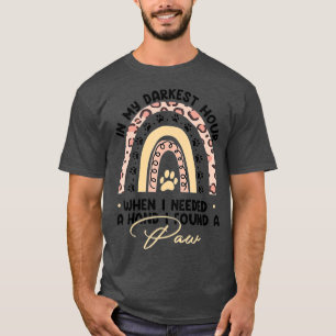 In mijn donkerste uur bereikte ik een handje om ee t-shirt