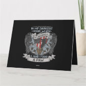 In mijn donkerste uur had ik een hand nodig en von kaart (Achterkant)