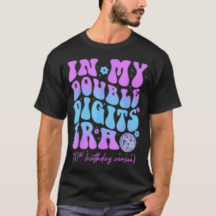 In mijn dubbelcijferige tijdperk retro 10 jaar oud t-shirt