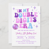 In mijn dubbelcijferige tijdperk Verjaardag Kaart (Voorkant)