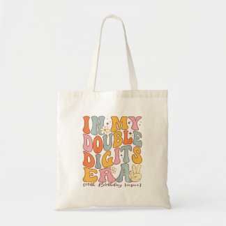 In mijn dubbelcijfertijdperk 10e verjaardag tote bag