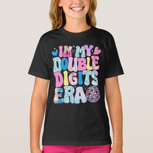 In mijn dubbele cijfers Era retro 10 jaar oude ver T-shirt (Voorkant)