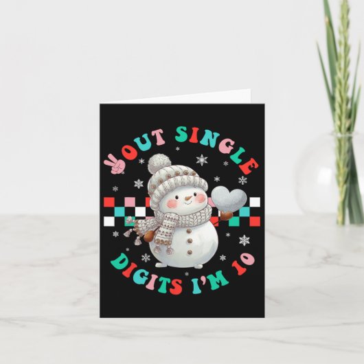 In mijn dubbele cijfers tijdperk jaar oude 10e ver kaart (Voorkant)