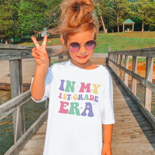 In mijn eerste klas tijdperk kind t-shirt