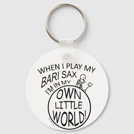 In mijn eigen kleine wereld, Bari Sax Sleutelhanger (Voorkant)