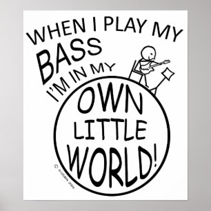 In mijn eigen kleine wereldbol poster