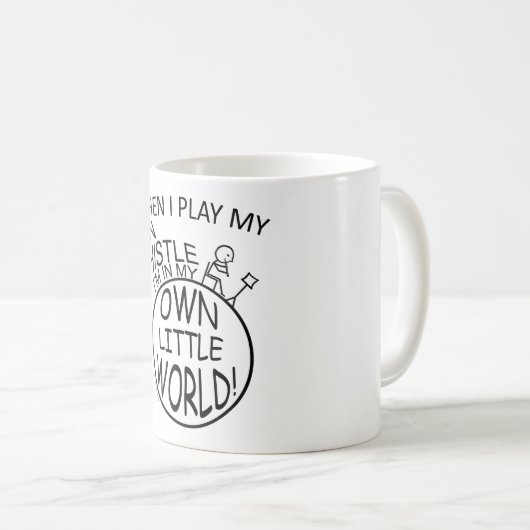 In mijn eigen kleine wereldfluitje koffiemok (Voorkant rechts)