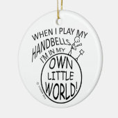 In mijn eigen kleine wereldmannetjes keramisch ornament (Links)
