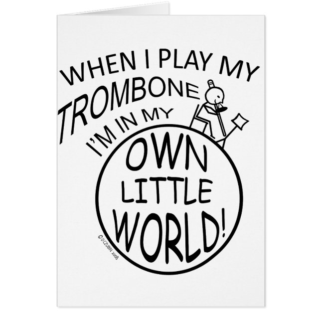 In mijn eigen kleine wereldtrombone (Voorkant)