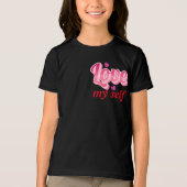 In mijn eigen omhelzing: de kracht van zelfaccepta Tri-Blend shirt (Voorkant)