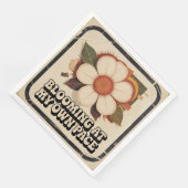 In Mijn Eigen Tempo Bloeiend Servet (Hoek)