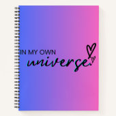 In mijn eigen universum notitieboek (Voorkant)