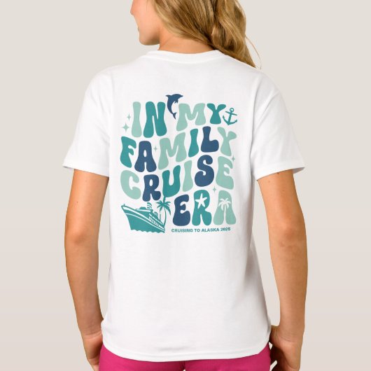 In mijn familie Cruise tijdperk Custom Group Match T-shirt (Achterkant)