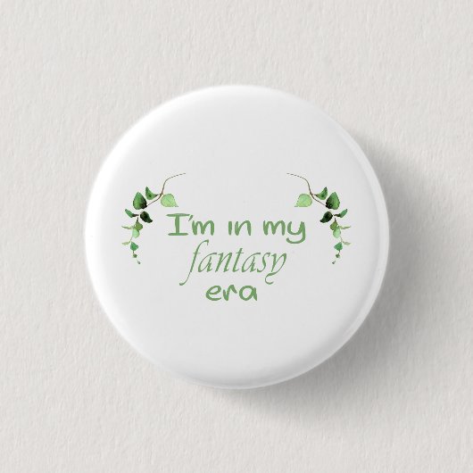 In Mijn Fantasie Tijdperk Knop Ronde Button 3,2 Cm (Voorkant)