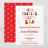 In mijn feestelijke AF-tijdperk Sassy Christmas 30 Kaart (Voorkant / Achterkant)