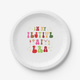 In mijn feestelijke AF-tijdperk Sassy Holiday Chri Papieren Bordje