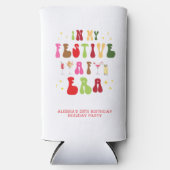 In mijn feestelijke AF-tijdperk Sassy Holiday Chri Seltzer Blikjeskoeler (Voorkant)