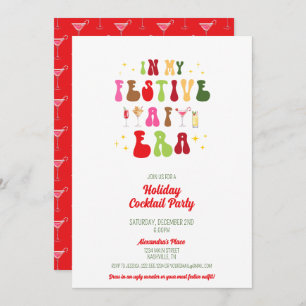 In mijn feestelijke AF-tijdperk vakantie cocktail  Kaart