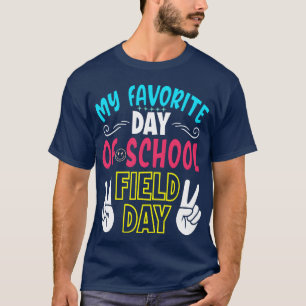 In mijn Field Day Era Groovy Field Day cadeau T-shirt