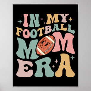 In mijn Football Moeder Era Fun Retro Halloween Sp Poster