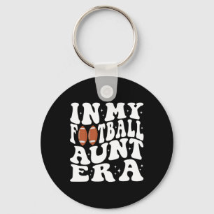 In mijn Football Tante Era Groovy Football Tante C Sleutelhanger