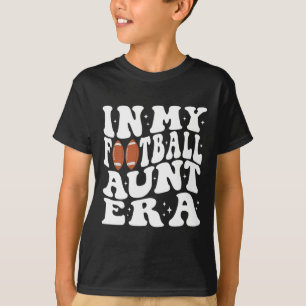 In mijn Football Tante Era Groovy Football Tante C T-shirt
