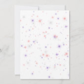 In mijn geboortejaar Era roze paarse pastel Verjaa Kaart (Achterkant)