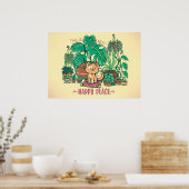 In mijn gelukkige plaats poster (Keuken)