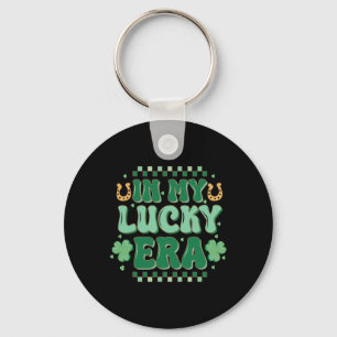 In Mijn Gelukkige Tijdperk Groovy St Patricks Dag Sleutelhanger
